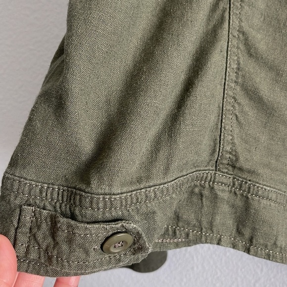 Lucky Brand Women’s Linen Blend Jacket Size Large - Picture 3 of 10